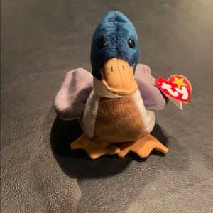 TY BEANIE BABY RARE! Jake the duck!